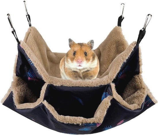 Hangmat voor huisdieren, drielaagse hangmat, warm nest, huisdierkooi
