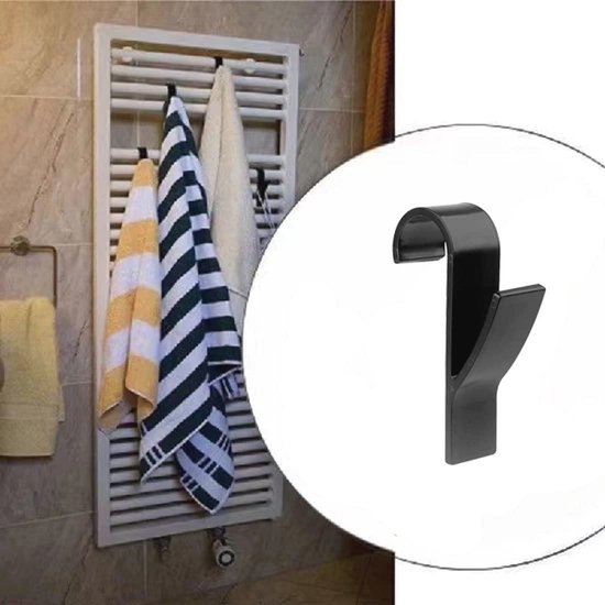 Kapstok van natuurlijk hout, Handdoek- of kledingrek voor aan de muur, Badkamer of deur, Natuurlijk en functioneel ontwerp, handgemaakt. - Nederland