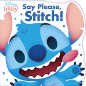 Disney baby: Zeg alsjeblieft, Stitch! met Stitch die zijn tong uitsteekt.