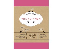 Vertel eens Vriendinnen Quiz - Vragenspel voor 3-8 spelers - Kaartspel met vragen