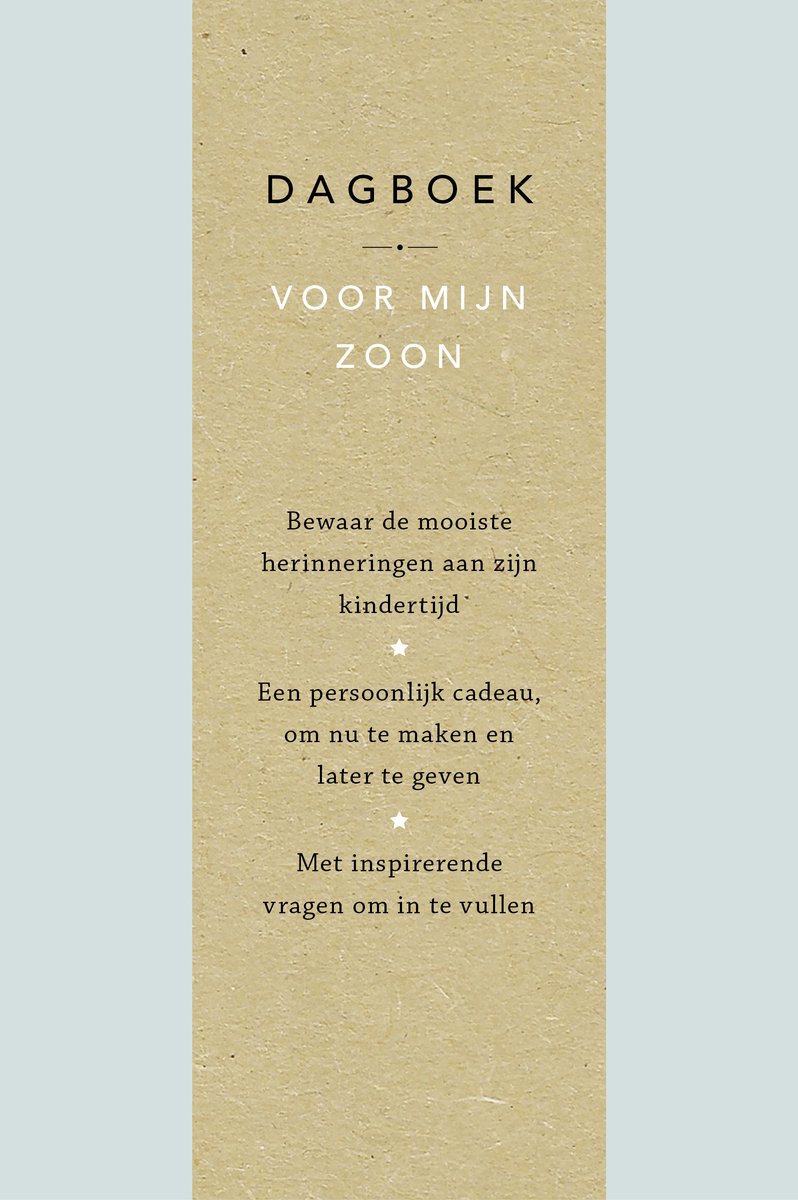 Dagboek voor mijn zoon
