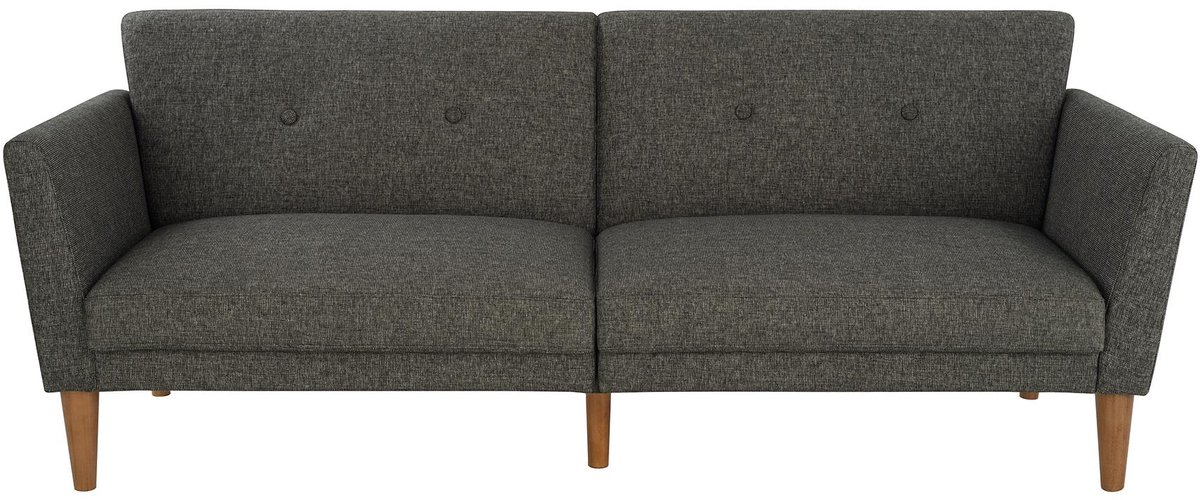 Notio Living Regal-Slaapbank - 3-zits - Grijs Linnen