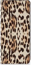 Smartphone Hoesje OPPO A78 | A58 5G Book Cover Leopard