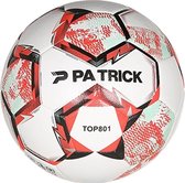 Patrick Top801 Wedstrijd/Trainingsbal - Wit / Rood | Maat: 5