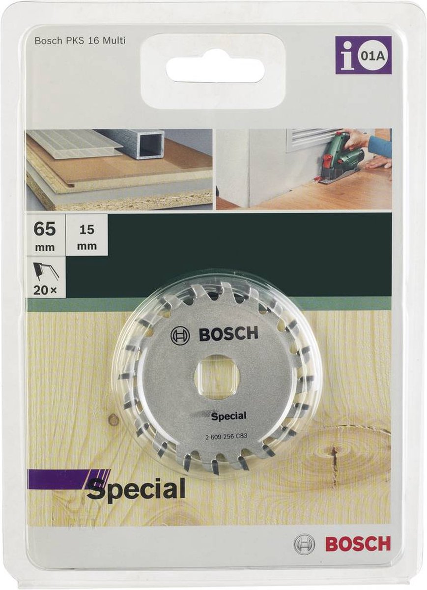 Bosch Cirkelzaagblad �Special� �65x15mm - 20 tanden voor Bosch PKS 16 Multi  | bol.com
