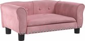 vidaXL-Hondenmand-70x45x30-cm-fluweel-roze