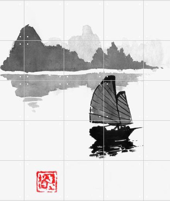 IXXI Boat - Wanddecoratie - Artiesten en Schilders - 100 x 140 cm