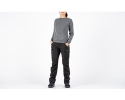 Fjallraven Nikka Curved W Dames Wandelbroek Dark Navy 38