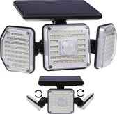 Maclean - Solar LED-lamp met bewegingssensor - IP65 / 4W / 320lm / 4000K - 3 bedrijfsmodi