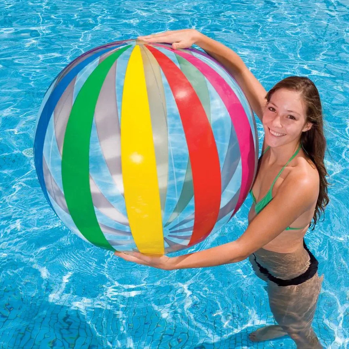 Ballon de plage gonflable Intex Jumbo - Ø107cm
