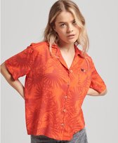 Superdry Vintage Beach Resort Shirt Oranje 2XS Vrouw