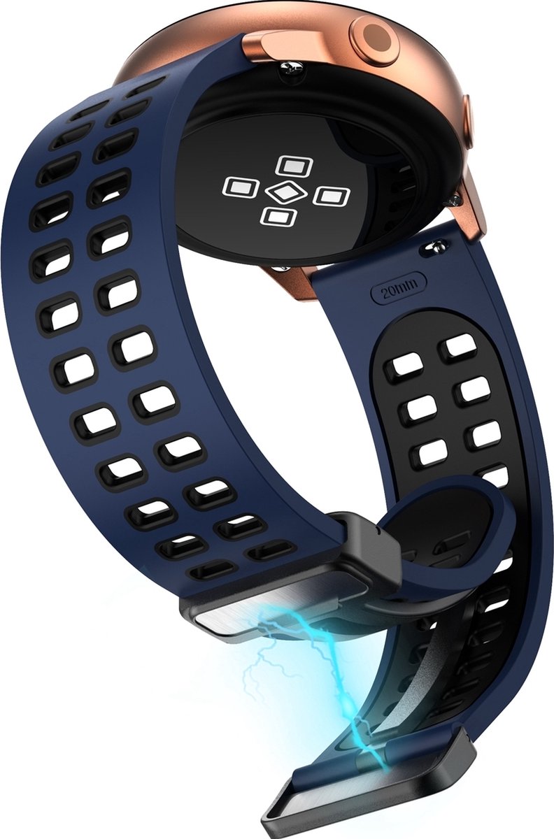 Mobigear Ocean - Bracelet Garmin Forerunner 255 Music en Silicone