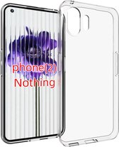 Nothing Phone (2) Hoesje - MobyDefend Transparante TPU Gelcase - Volledig Doorzichtig - GSM Hoesje - Telefoonhoesje Geschikt Voor Nothing Phone (2)