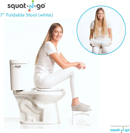 Bamboe toiletkruk voor natuurlijke krukpositie, 40 x 20 cm