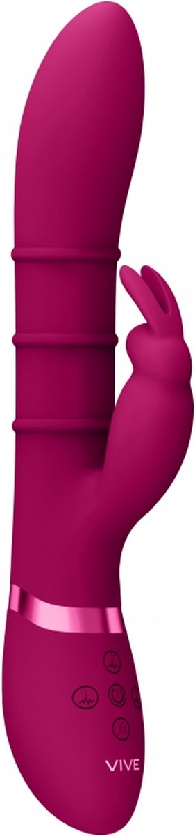 Goedkoopste VIVE by Shots - Sora - Up Down Stimulating Rings, Vibrating G-Spot Rabbit - Pink