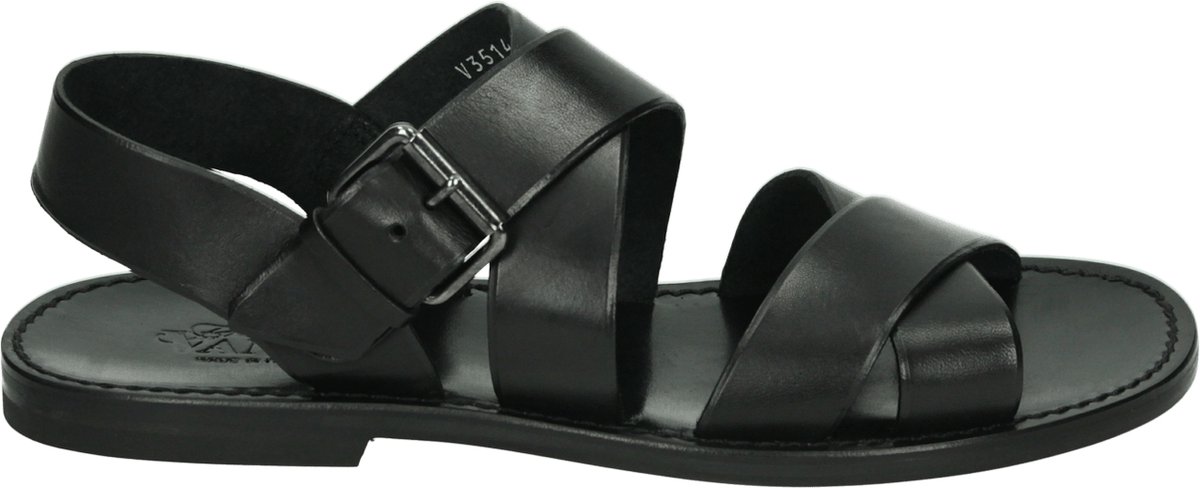 Vanni - V3514 - Heren sandalen - Kleur: Zwart - Maat: 43