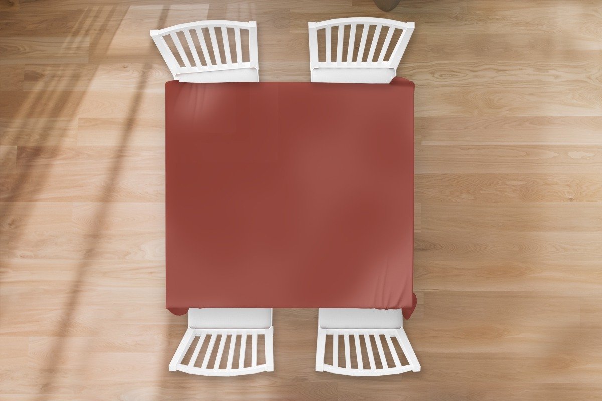 Tafelkleed - Tafellaken - 100x100 cm - Palet - Rood - Interieur - Binnen en Buiten