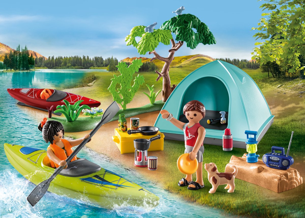 PLAYMOBIL Family Fun Outdoor kamperen - 71425 — afbeelding 4