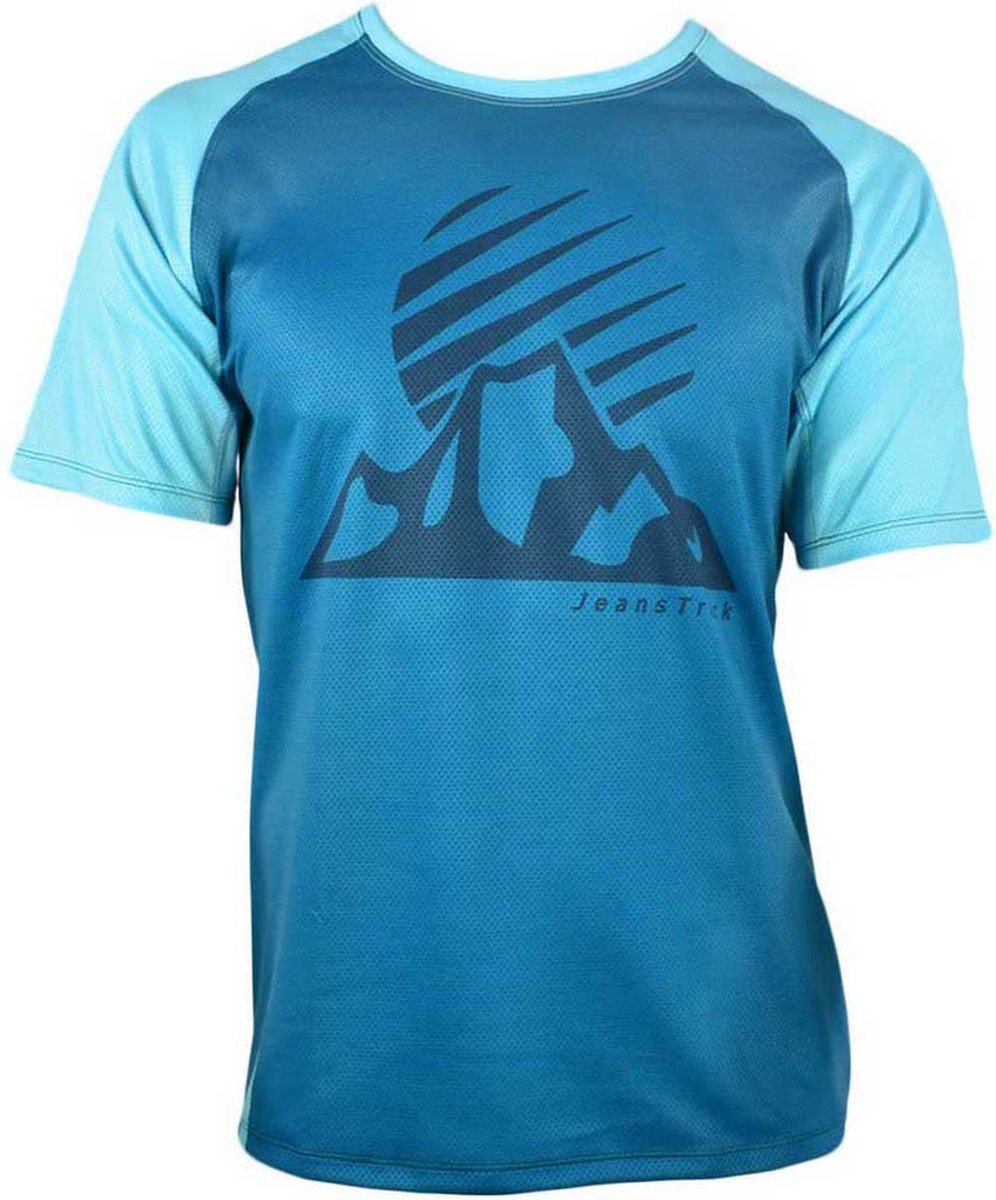 Jeanstrack Ridge T-shirt Met Korte Mouwen Blauw M Man
