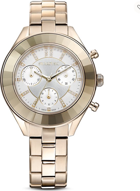 Swarovski 5610517 Octea Lux dames horloge 37 mm Goud bol