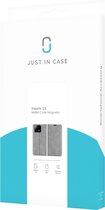 Xiaomi 13 Bookcase hoesje - Just in Case - Effen Grijs - Kunstleer