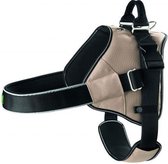 Hunter tuig voor hond neopreen expert zwart / beige 84-120 cmx38 mm