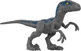 Jurassic World Dominion Velociraptor Blue - 12 cm groot