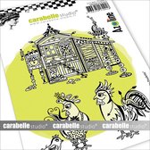 Carabelle Studio Cling Stempel La famille Poulette by Azoline
