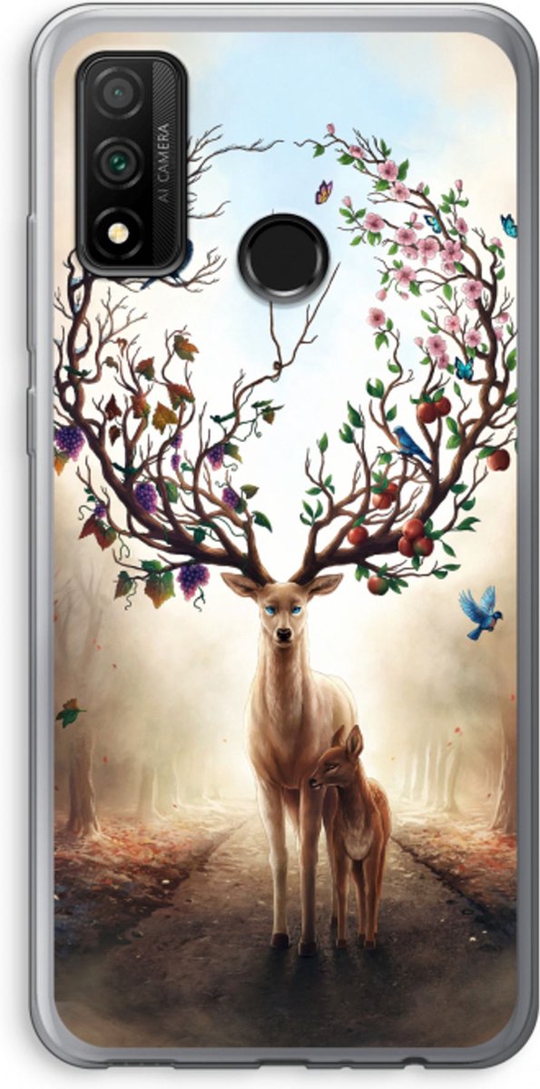 Coque Gel TPU Souple Anti-choc Huawei P20 Motif Loup - Marque NOVAGO