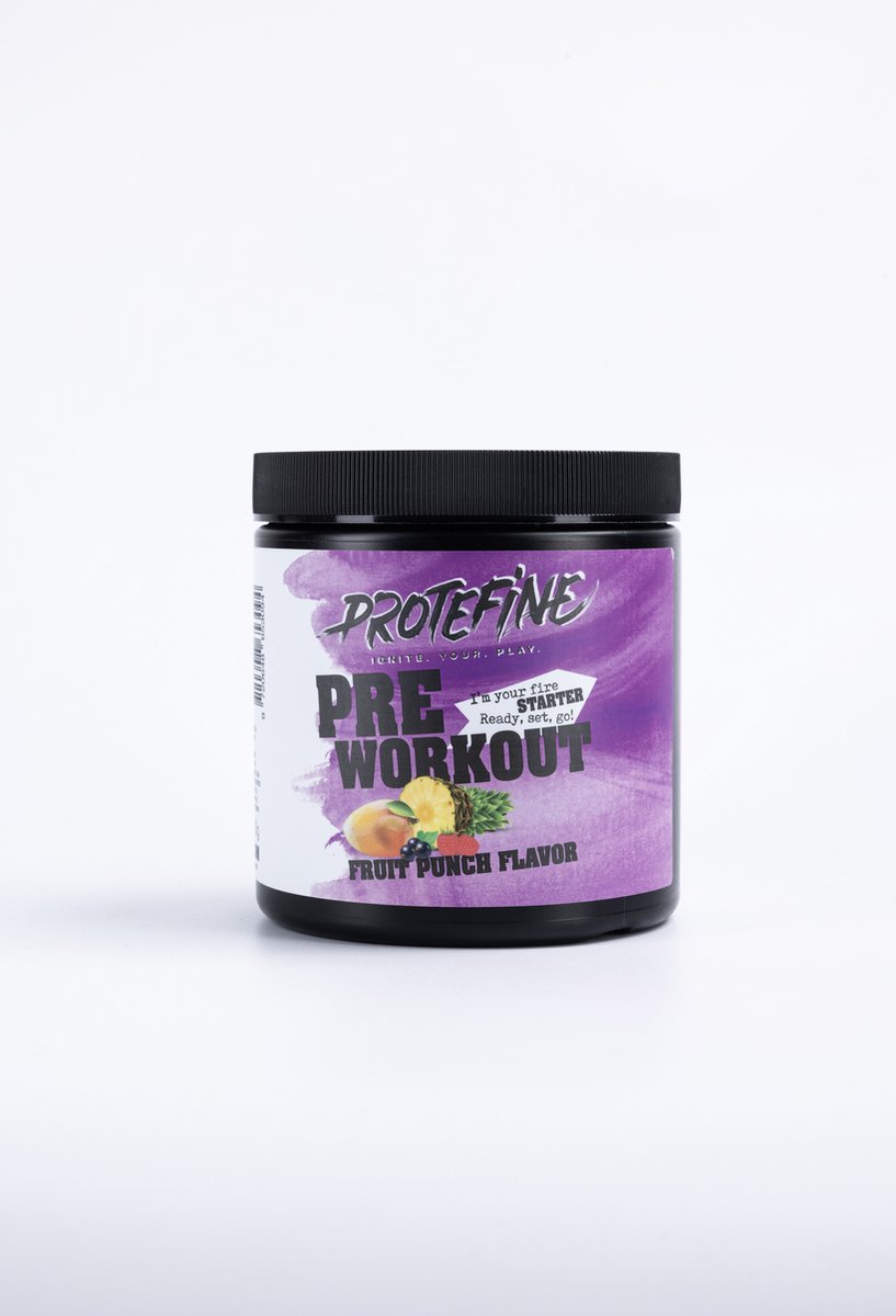 Protefine Pre-workout FRUIT PUNCH flavor