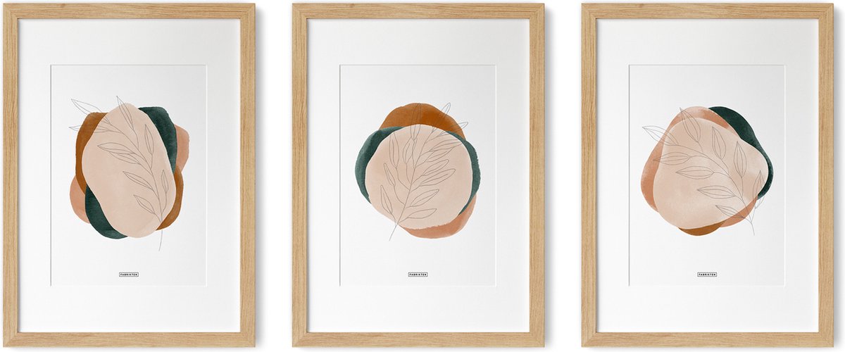 Fabrikten Posterset Zen - 3 Posters - A4
