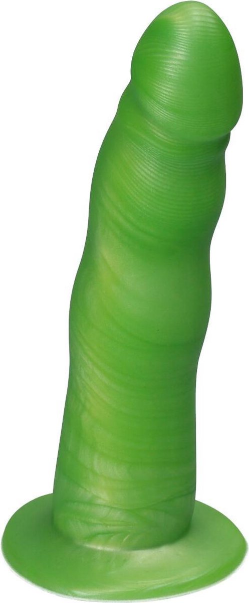 Goedkoopste Ylva & Dite - Anteros - Realistische Siliconen dildo met zuignap - Voor mannen, vrouwen of samen - Handgemaakt in Holland - Fresh Green
