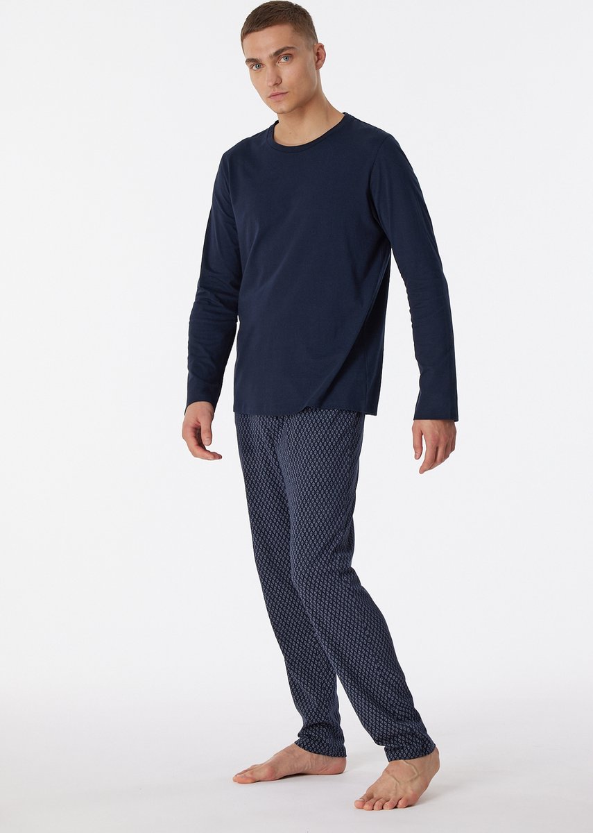 Lange Pyjama Schiesser Heren | Brique | Piet Koopmans