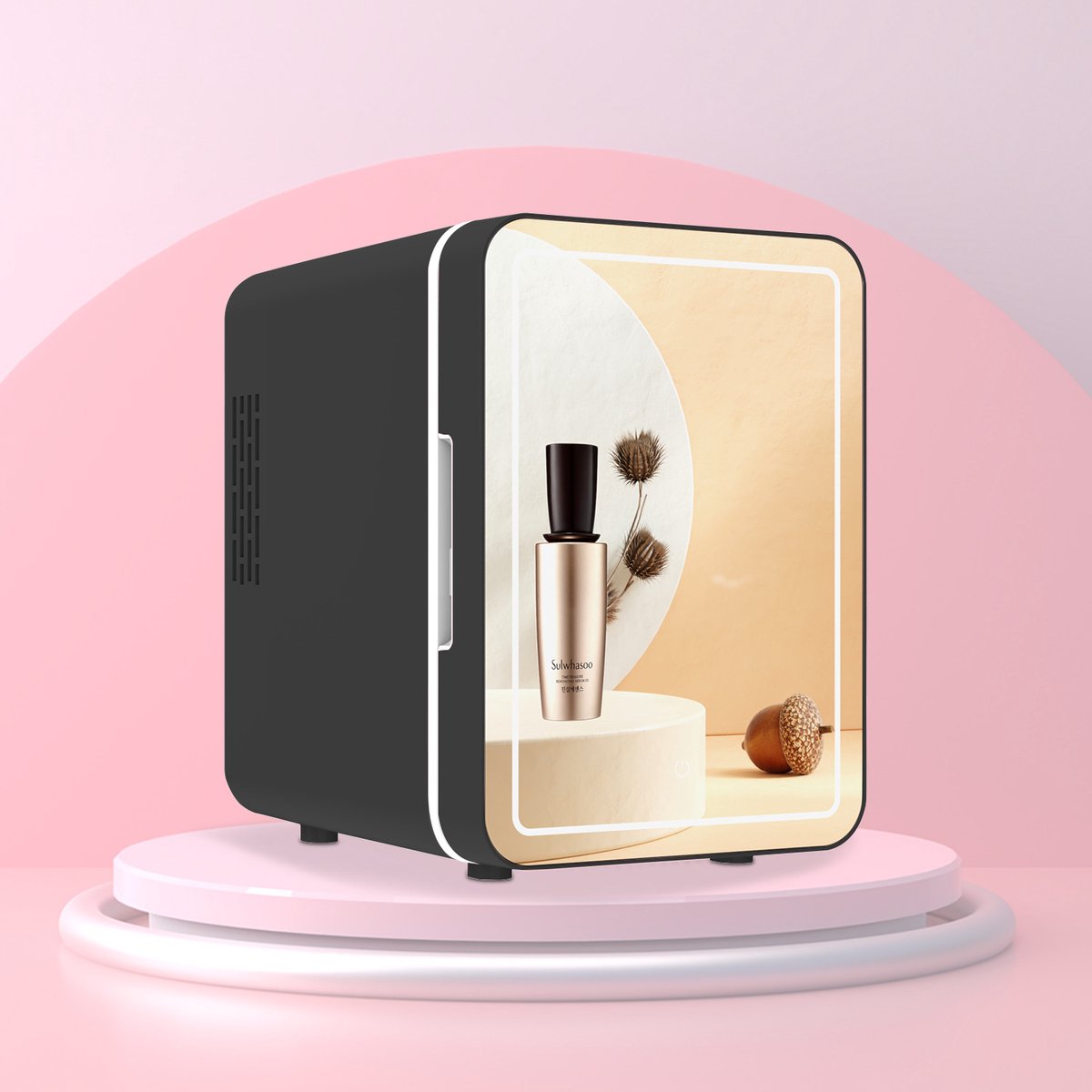 Olvy Skincare Fridge - Mini Koelkast - Skincare Koelkast - Inclusief E-Book - Make-up Koelkast - 4 Liter — afbeelding 4