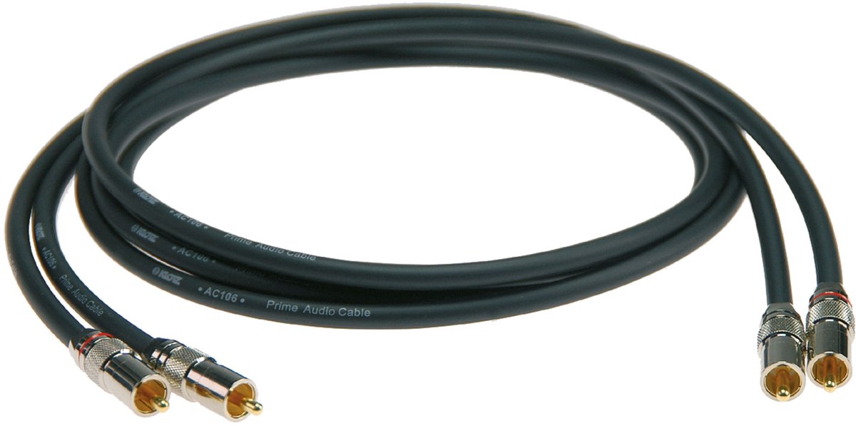 Klotz ALP050 Premium RCA-kabel met vergulde contacten 5 meter