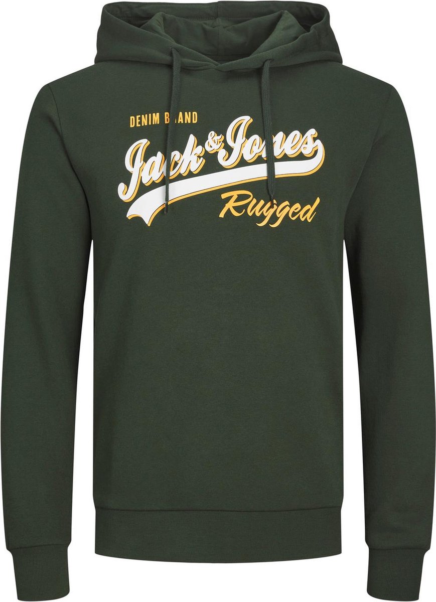 Pull A Capuche Homme Jack & Jones Sweats à Capuche Sweatshirt - Jjelogo Sweat Hood 2 Col 23 24 Noos Homme Blanc Jack And Jones - 9