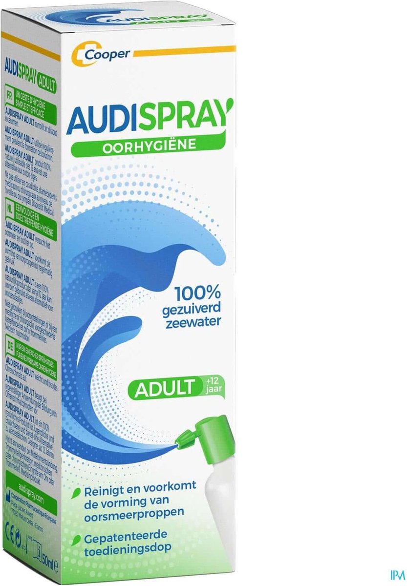 Audispray Adult 50ml oorhygiëne: ter voorkoming van oorsmeer en