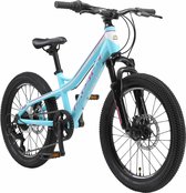 Bikestar kinderfiets MTB 7speed 20inch turquoise/wit