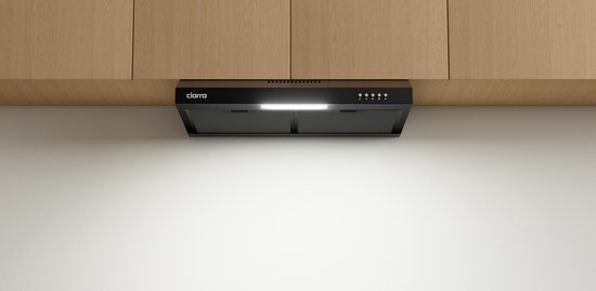 FIREGAS A , onderbouw-afzuigkap, 60 cm, afvoerlucht en circulatie