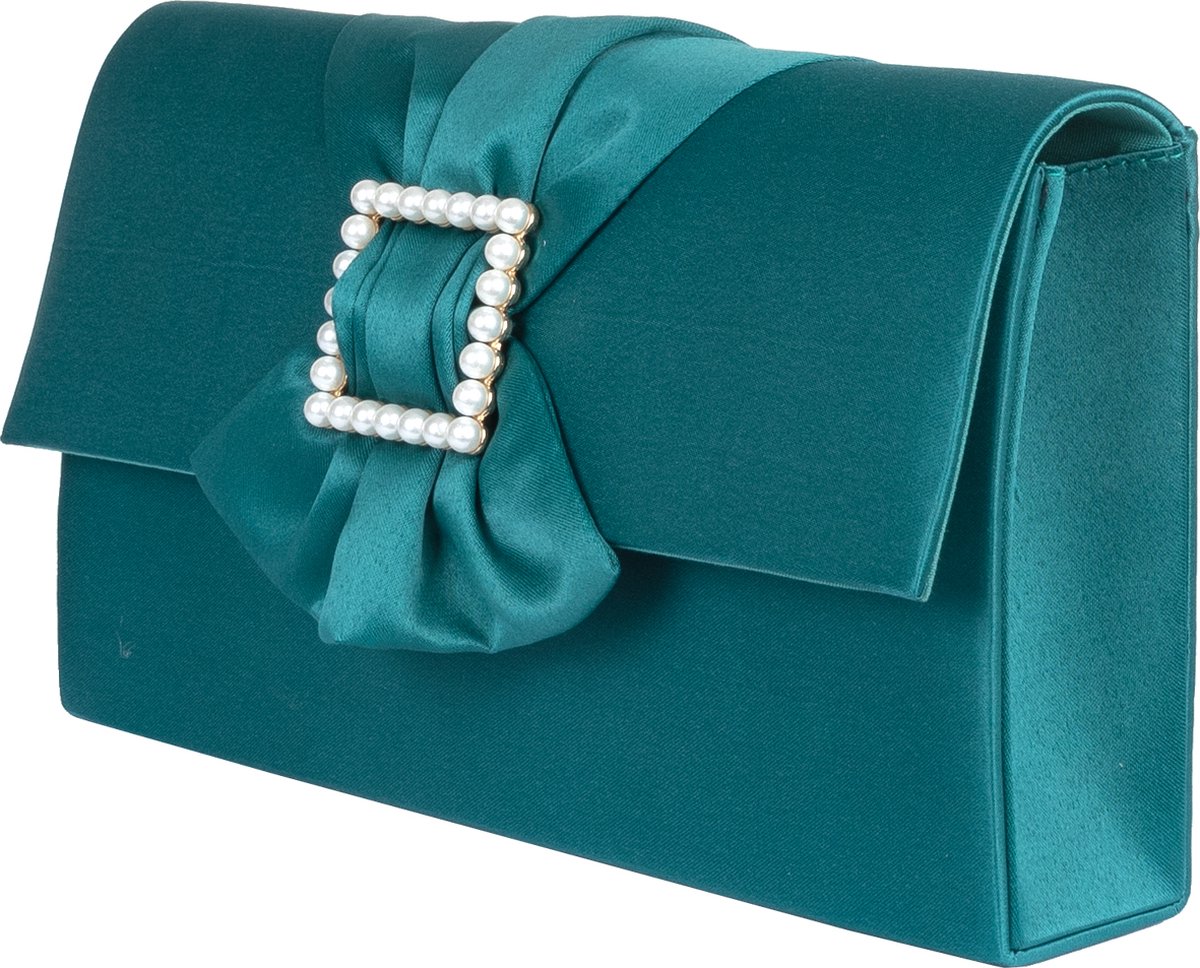 ONURTH Zwarte Parel Handtas Schouder Mesengers Kleine Parel Dolly Tassen Voor Bruiloft Avondfeest Satijn Tas Vrouwen Clutch Bruidsmeisje Handtas, Geel