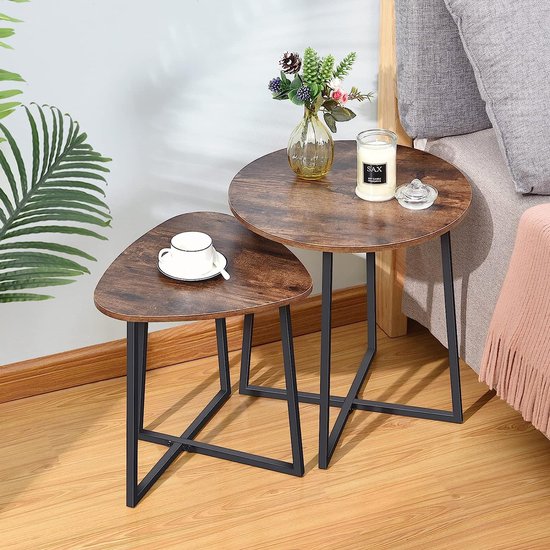 Bijzettafel Vejen set van 2 [en.casa] | premiumXL