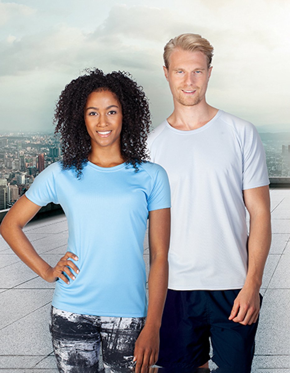 Herensportshirt 'Tech Tee' met korte mouwen Black - XS