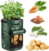 Winkrs Kweekzak Growbag Grow Bag voor groenten , planten - 1x aardappel kweek zak 27x32CM - Kleine Tuinzak/Groeizak voor balkon en terras
