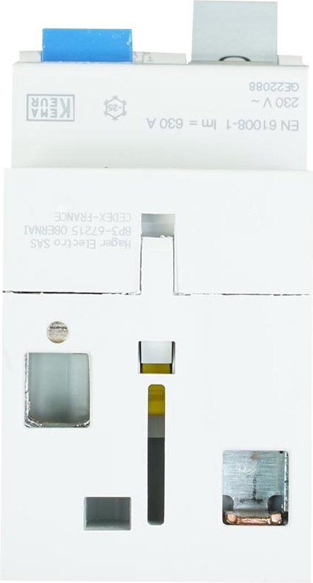 Hager aardlekschakelaar 2-polig 40A 300mA type A (CFA540G) | bol.com