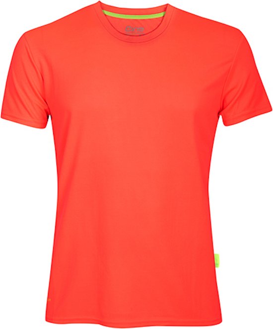 Herensportshirt 'Evolution Tech Tee' met korte mouwen Neon Coral - L