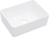 vidaXL Lavabo 40x30x13 cm céramique blanc