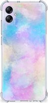 Telefoon Hoesje Geschikt voor Samsung Galaxy A04e Anti Shock Hoesje met transparante rand Watercolor Light