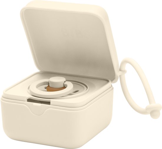Product: Bibs - Speenhouder - Pacifier Box - Ivory - 1 stuk, van het merk BIBS