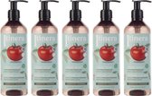 ITINERA - Regenererende Vloeibare Zeep met Sorrento Tomatenschil, 95% Natuurlijke Ingrediënten 370 ml / 5 stuks