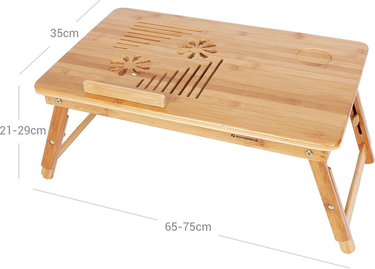 Bedtafel deluxe Laptoptafel kussen Tafeltje voor op bed Ontbijttafeltje bol
